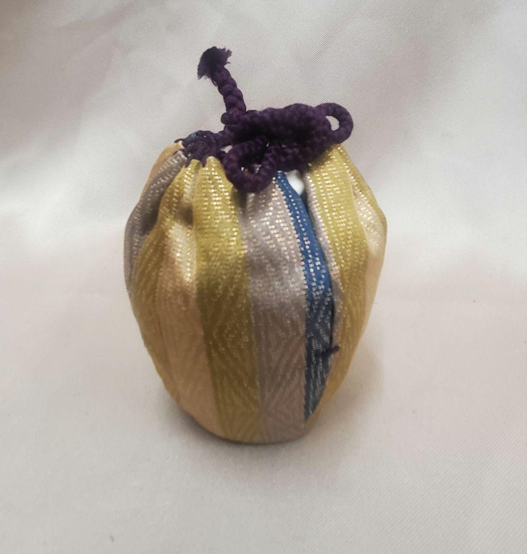 備前焼　茶入　金剛金蘭　木村一陽作　たっぷりとしたお茶入です