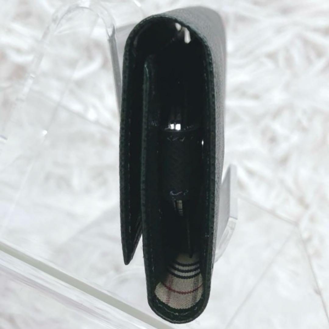 ✨新品 バーバリー ノバチェック キーケース ダークグリーン 4連 レザーノヴァ