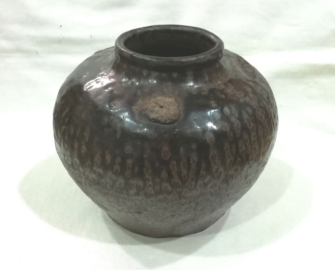 古丹波流釉壺