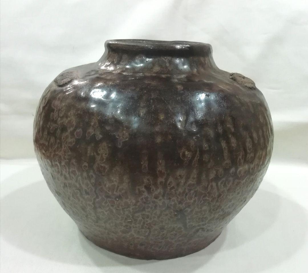 古丹波流釉壺