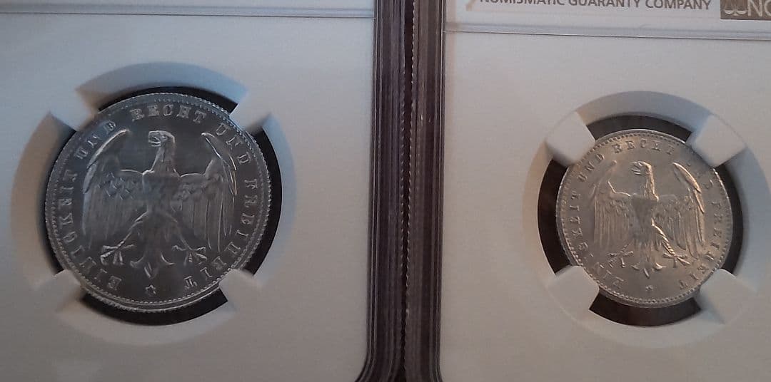 ✨2枚セット！NGC MS65✨ 1923A 独200、500マルク 