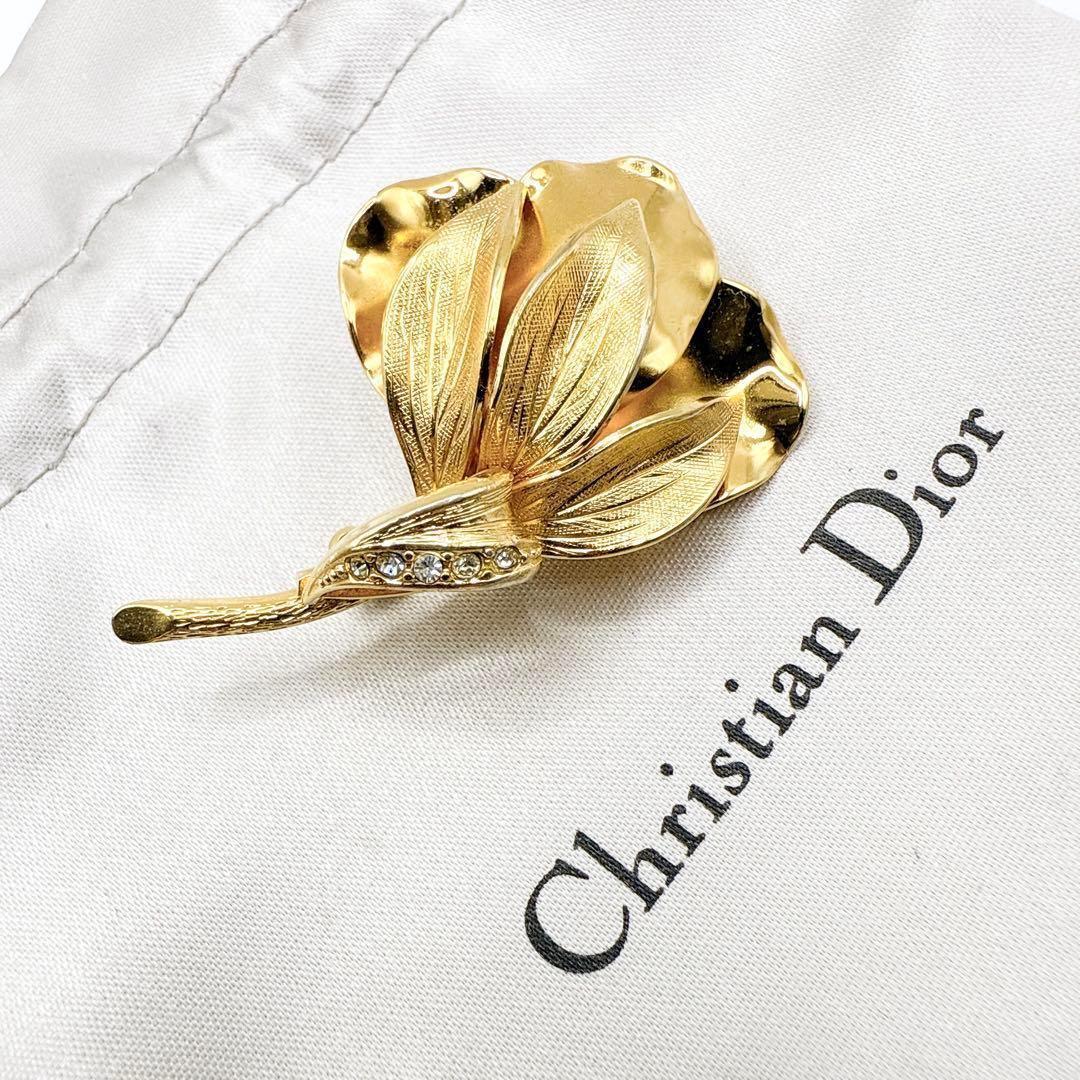 2575 Germany製✨Dior　ブローチ　CD　ロゴ　希少　刻印