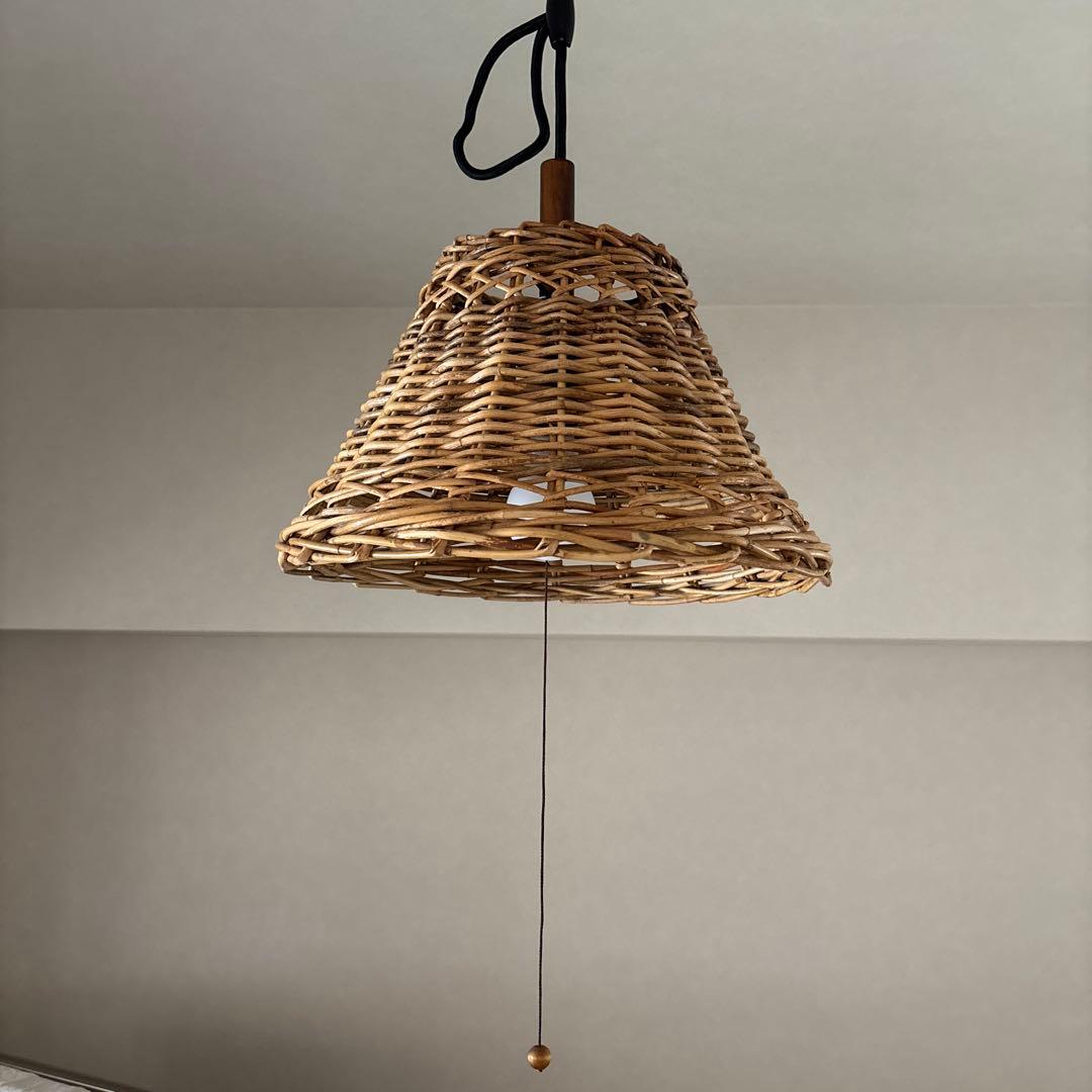 トラックファニチャー　ラタンシェードライト　PENDANT P-RT2