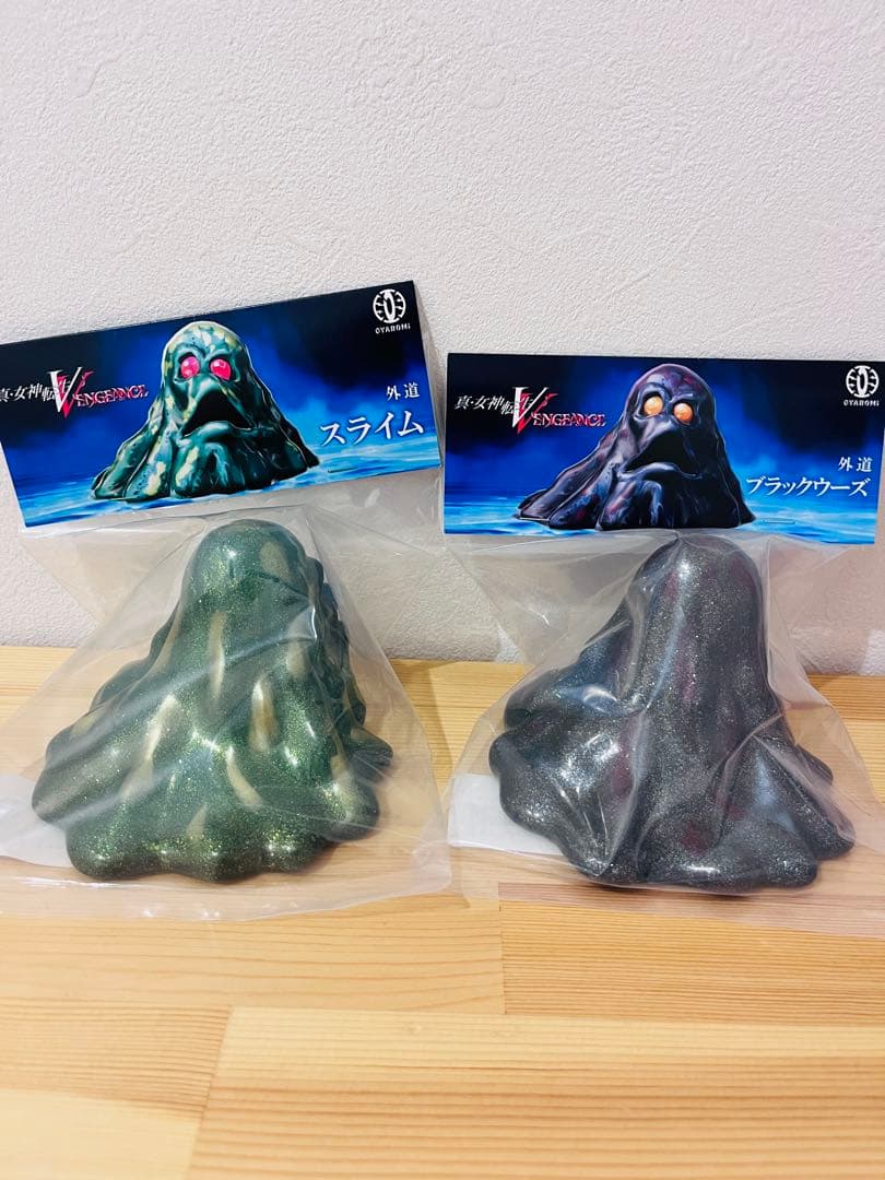 2点セット GYAROMI 真・女神転生 外道スライム ブラック　グリーン