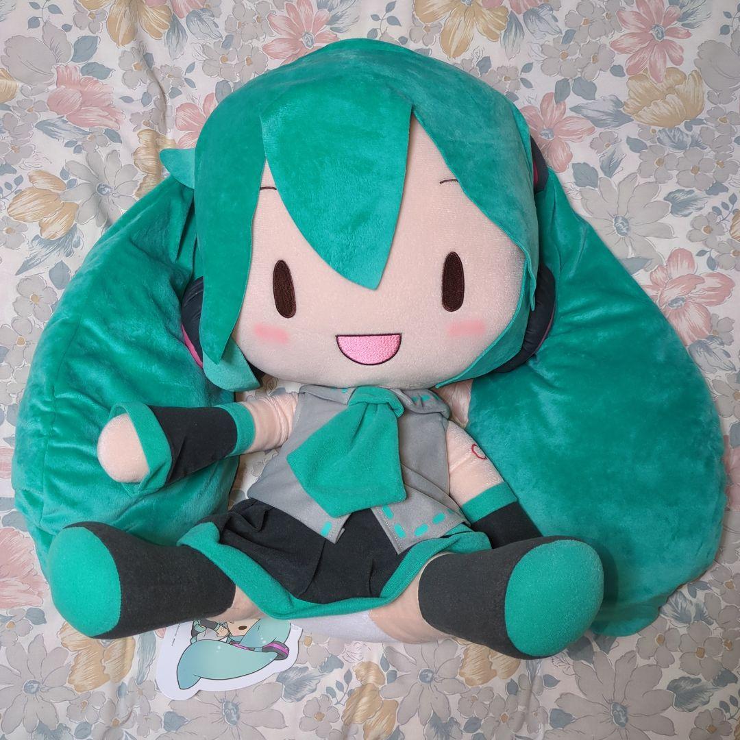 初音ミク ふわぷち どでかジャンボぬいぐるみ 開封済み商品