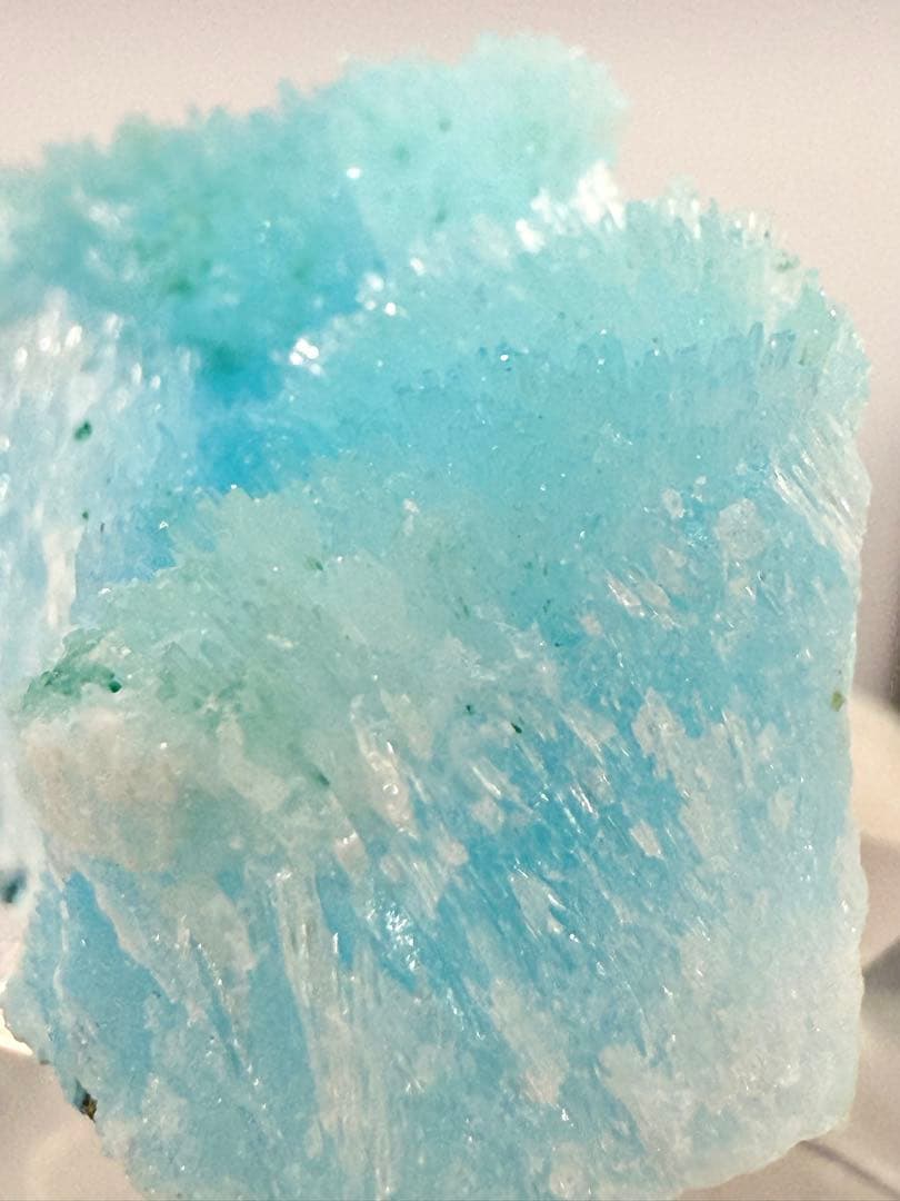 ブルー　アラゴナイト　霞石　原石　鉱物標本　天然石