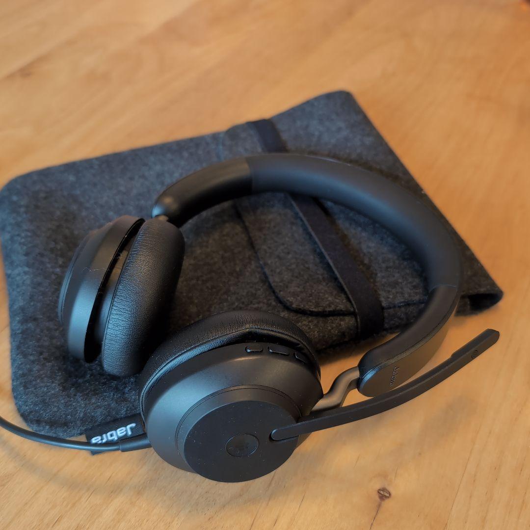 【美品】Jabra Evolve2 40 MS 有線ヘッドホン USB-C
