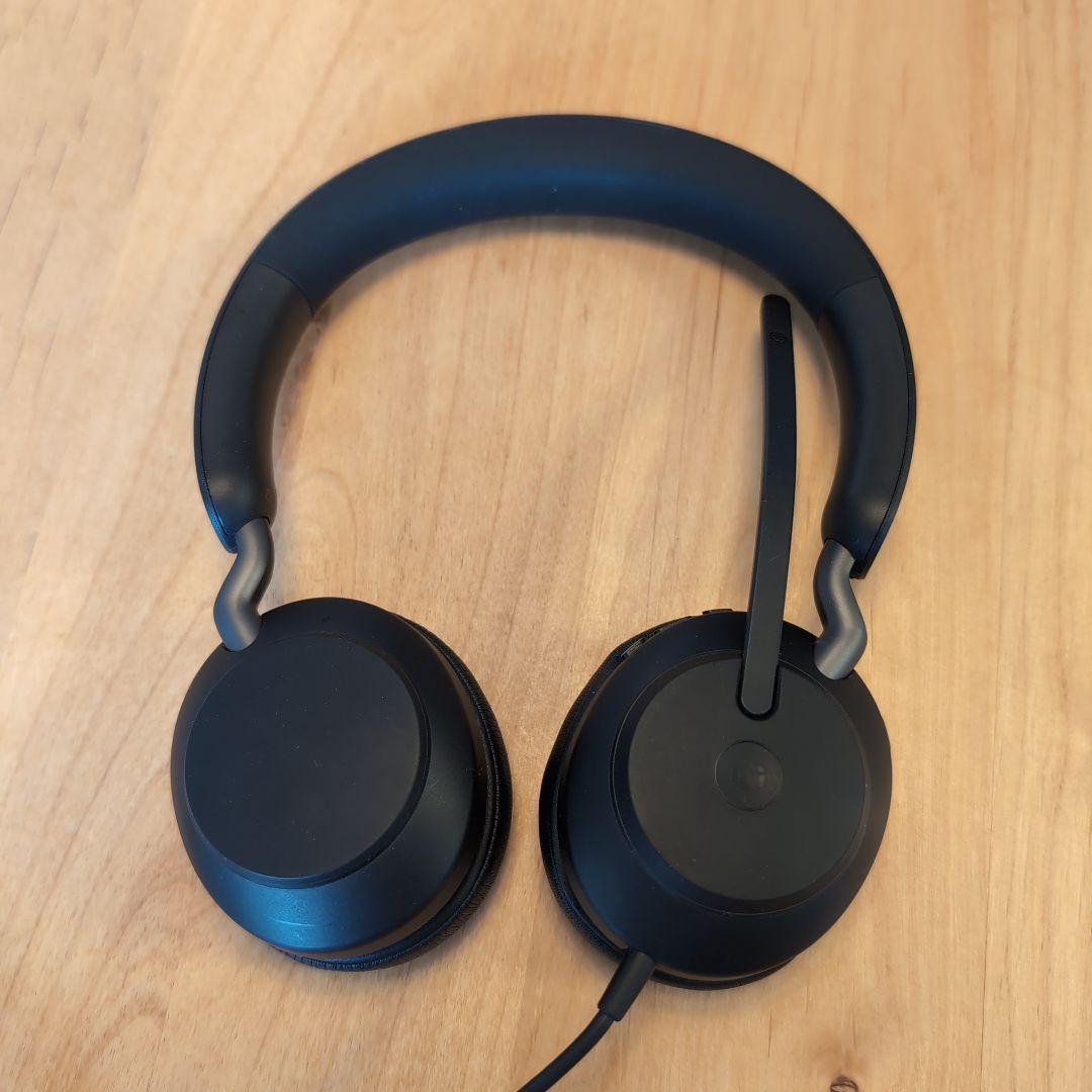 【美品】Jabra Evolve2 40 MS 有線ヘッドホン USB-C