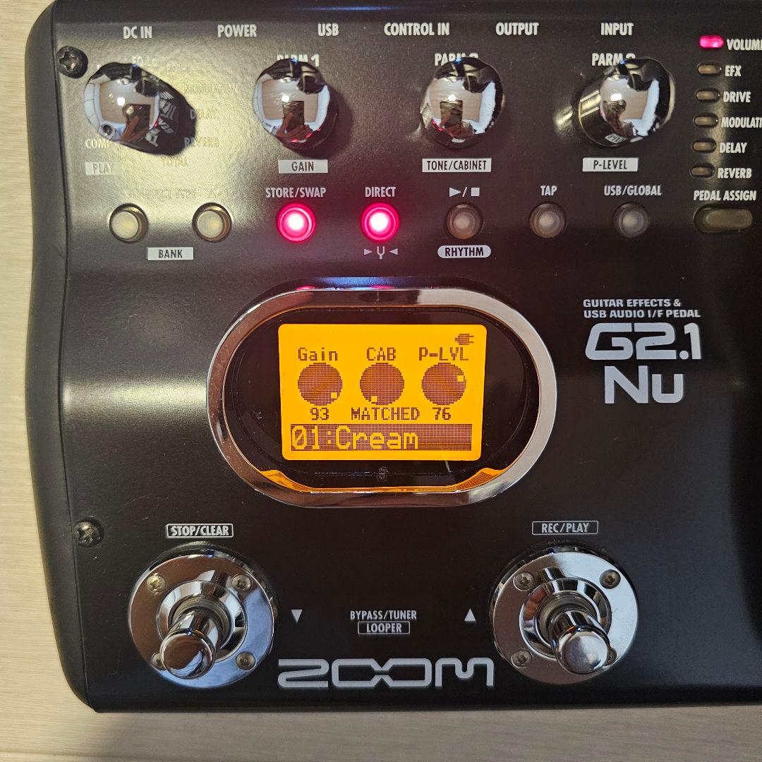 Zoom G2.1Nu ギター マルチエフェクター ギターシールド付き！