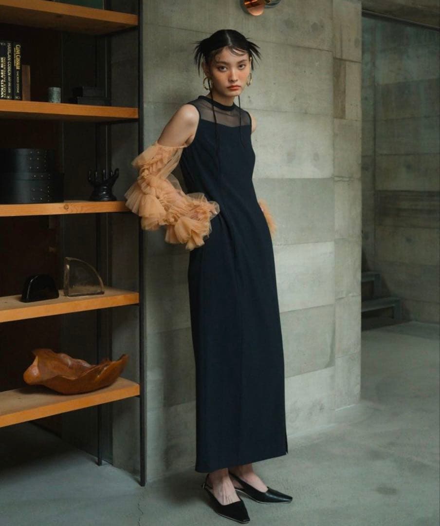 新品未使用 ANDRESD detached sleeve dress Lサイズ