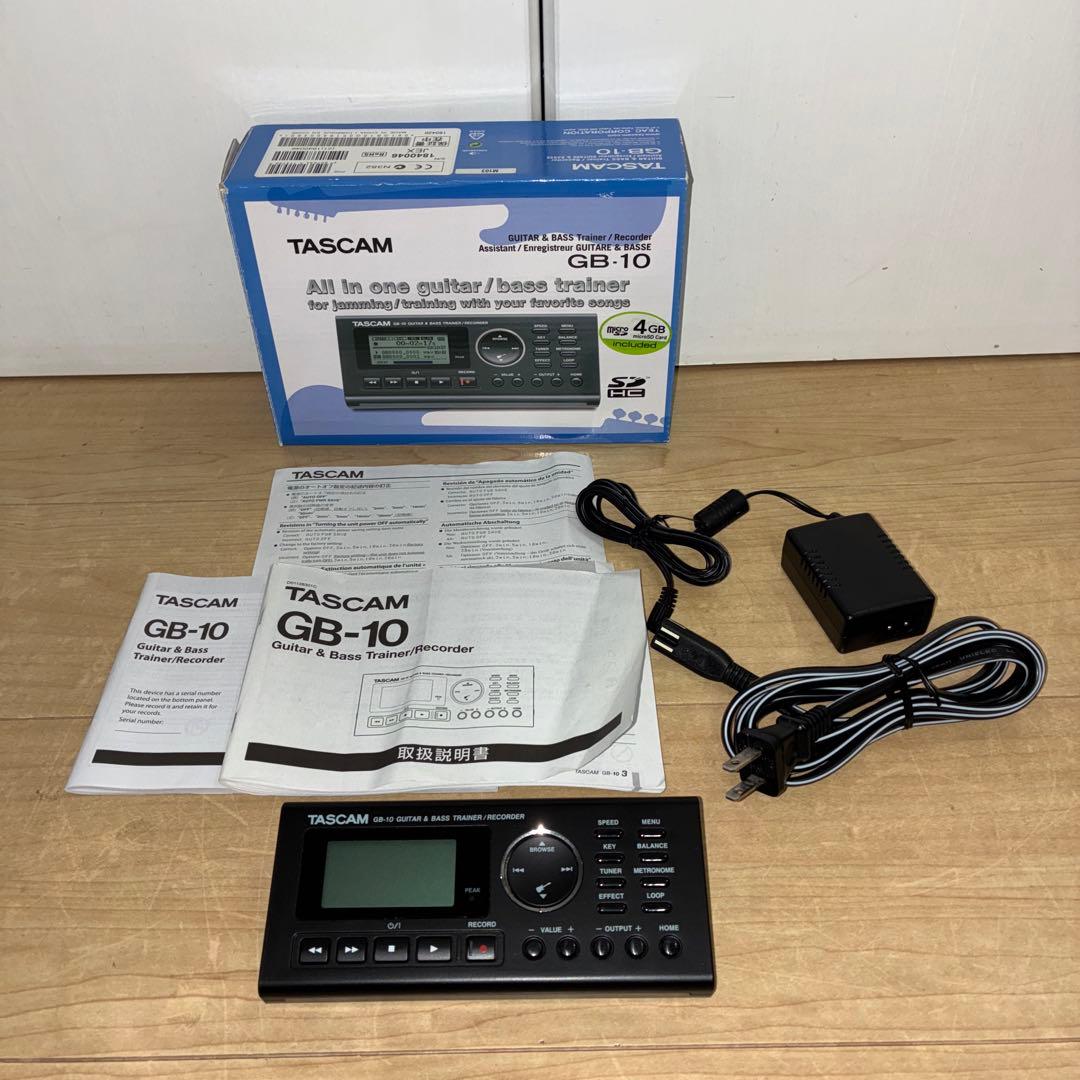 別売アダプターセットTASCAM GB-10 ギター・ベーストレーナーレコーダー