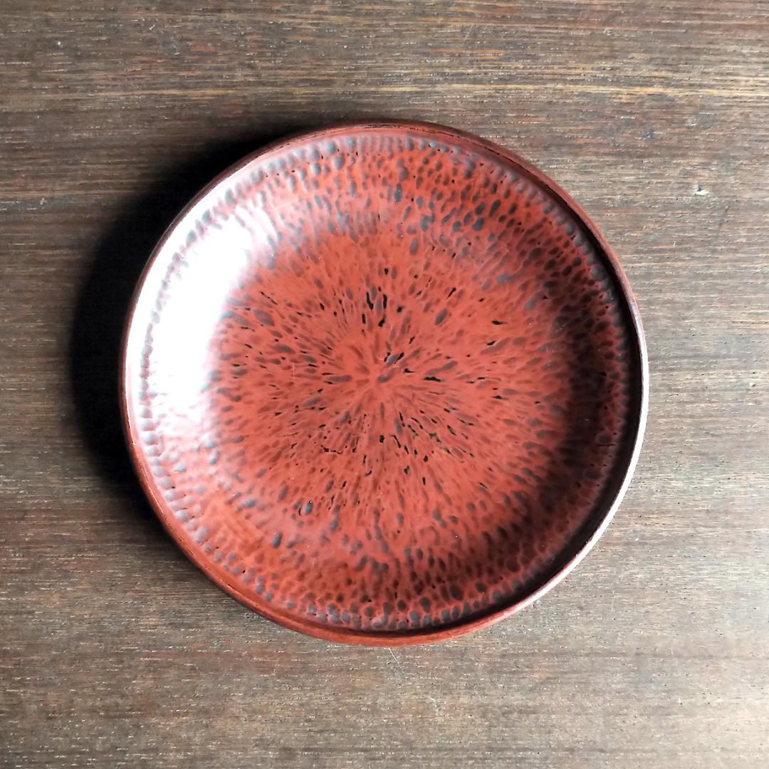 【なつ：2枚】博古堂　刀痕の美　銘々皿・菓子皿・茶托　③+④