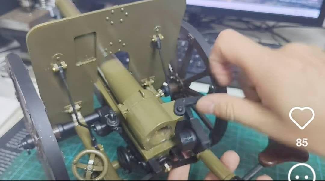 １/6スケール　手作　四一式山砲　模型レプリカ　新品