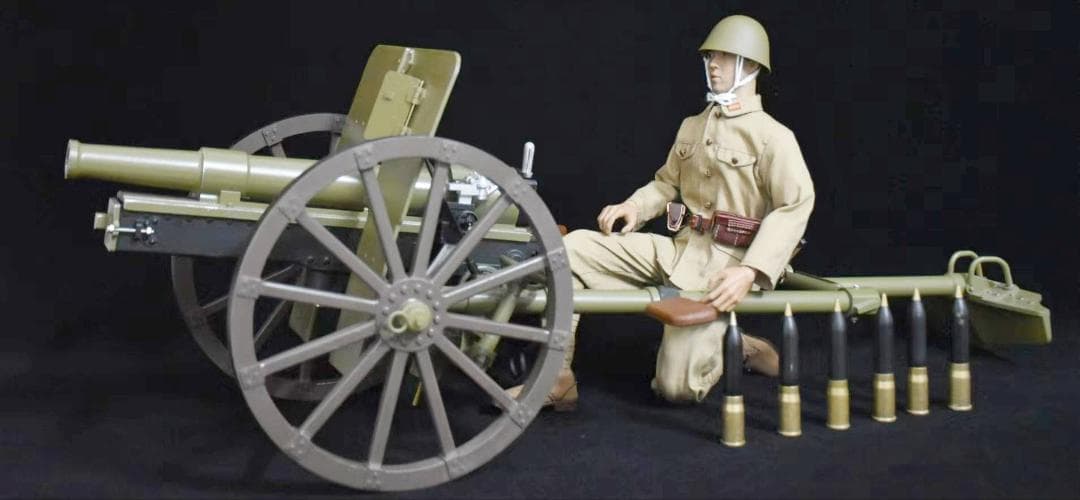 １/6スケール　手作　四一式山砲　模型レプリカ　新品