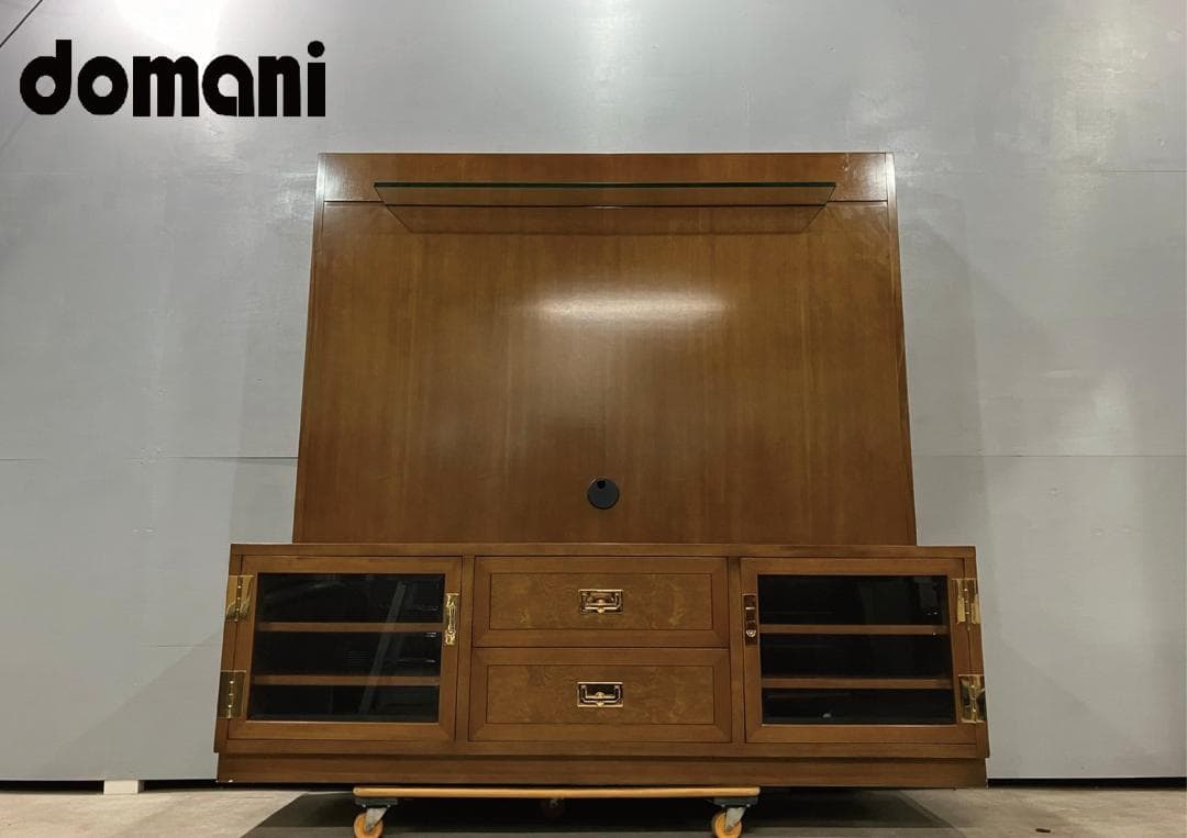 『domani』ドマーニ シアターボード AVボード TVボード 定価約85万