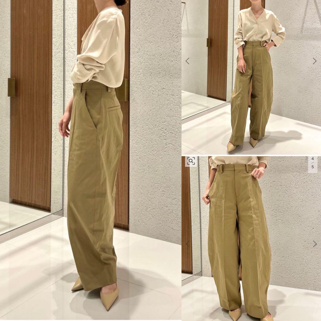 Plage 24AW R’IAM WIDE チノパンツ キャメル 38