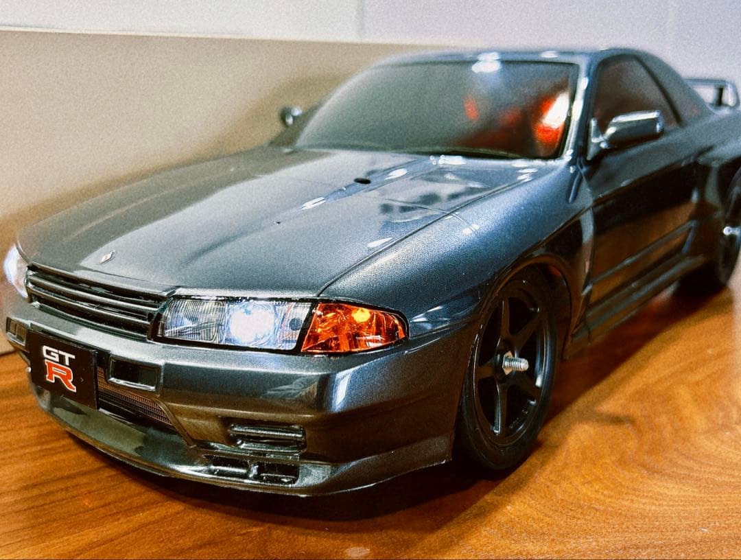 電飾付 タミヤ SP.1365 スカイライン GT-R R32 スペアボディ