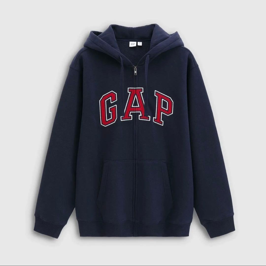 GAP ネイビー ジップアップパーカーMサイズ