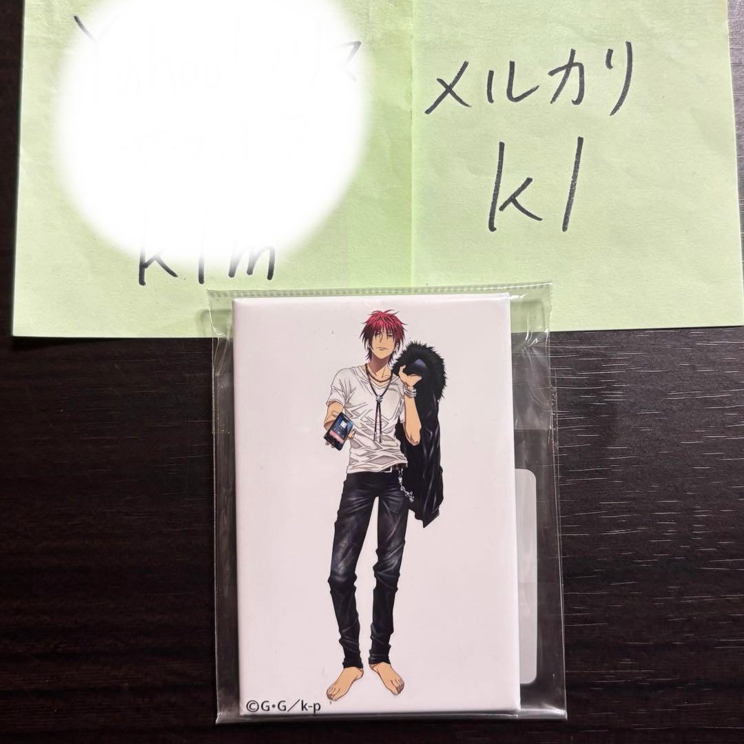 アニメK 周防尊 メモリアル缶バッジ スクエア缶バッジ グッズ 吠舞羅