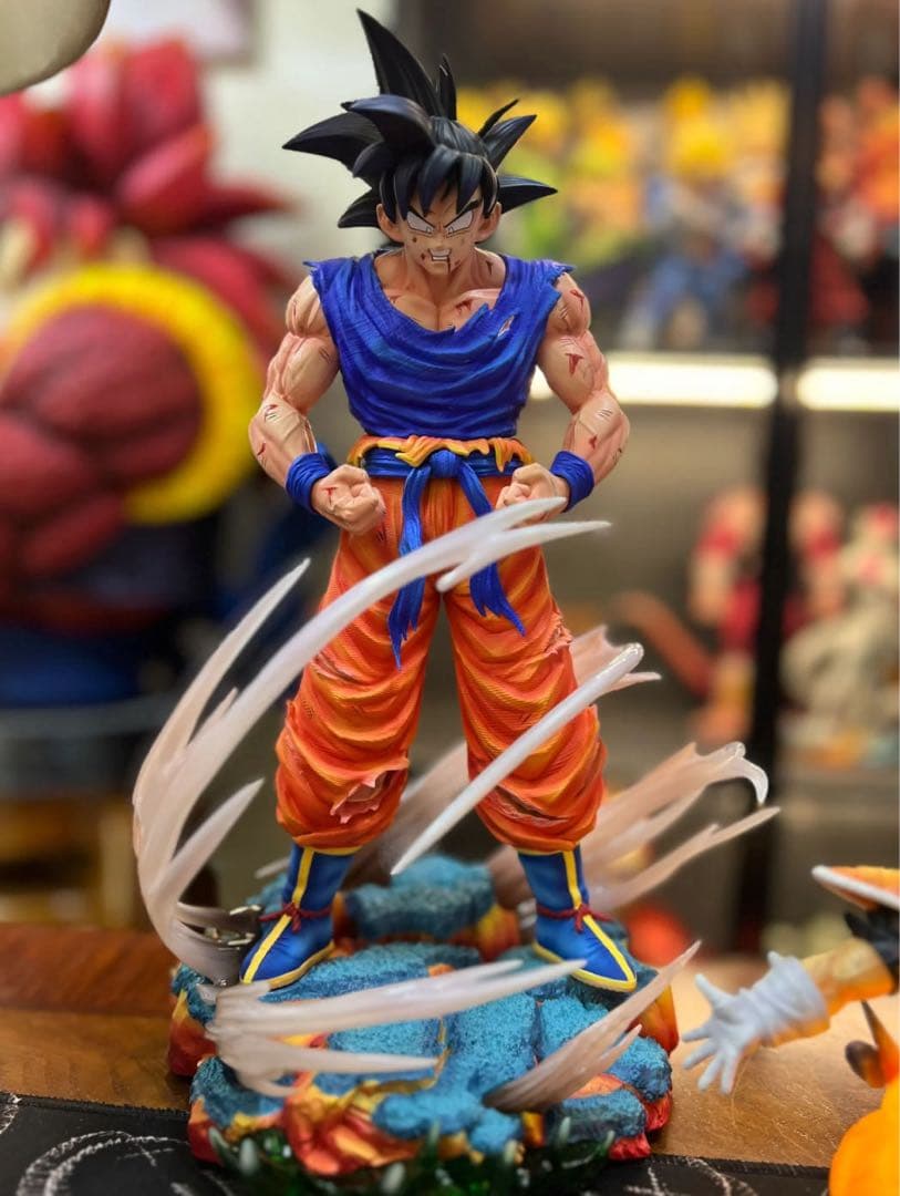 ドラゴンボール 孫悟空 ガレキ ガレージキット スタチューX①④③