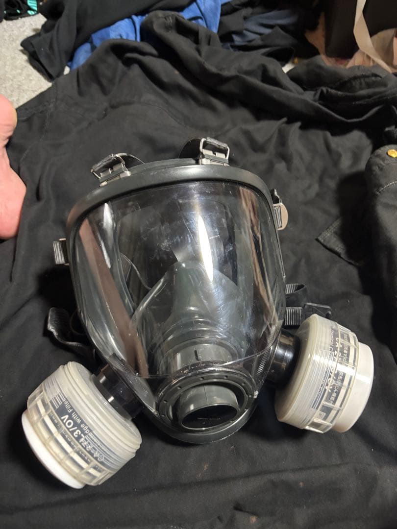SHIGEMATSU CS ガスマスク 2フィルター付き