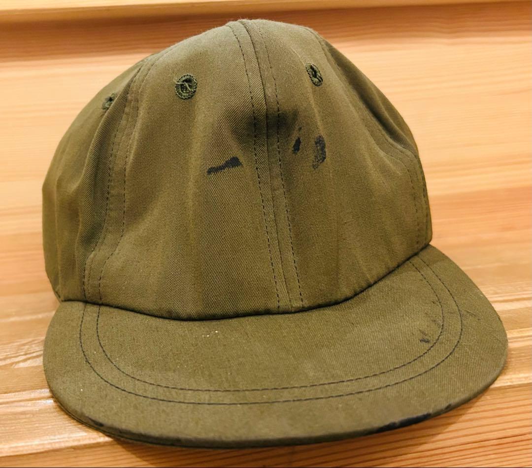 キャップ 帽子 60s US A.R.M.Y 軍物 アメリカ 軍 カーキ