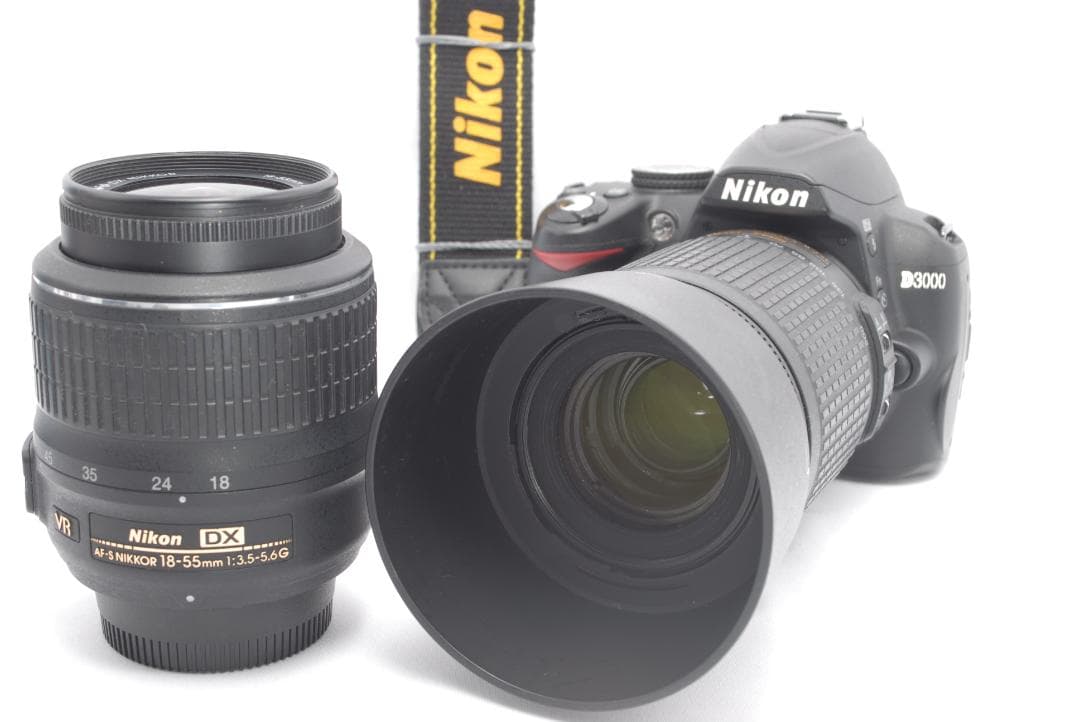 ✨2,876ショット✨Nikon D3000 ダブルレンズ✨初心者向け✨操作簡単
