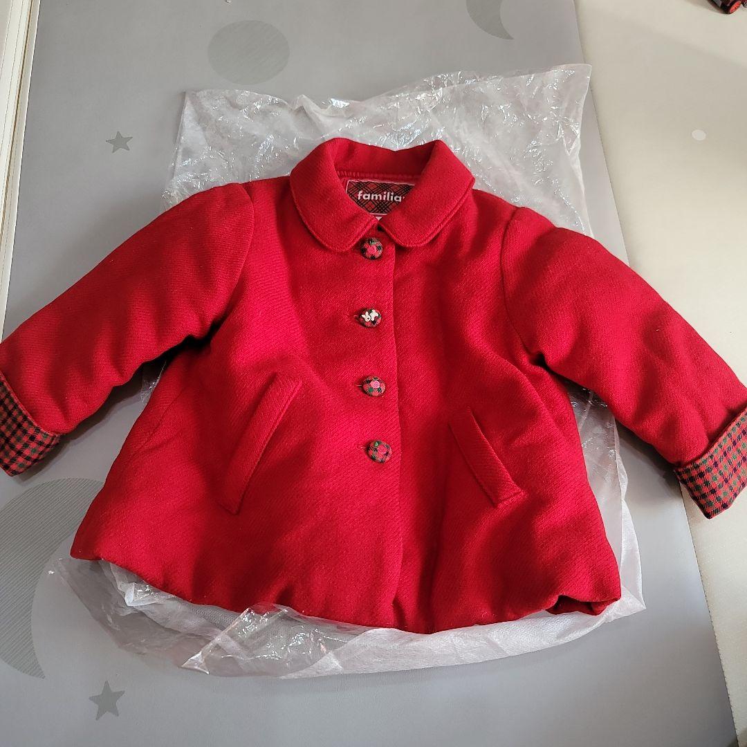 ファミリア　コート　80cm