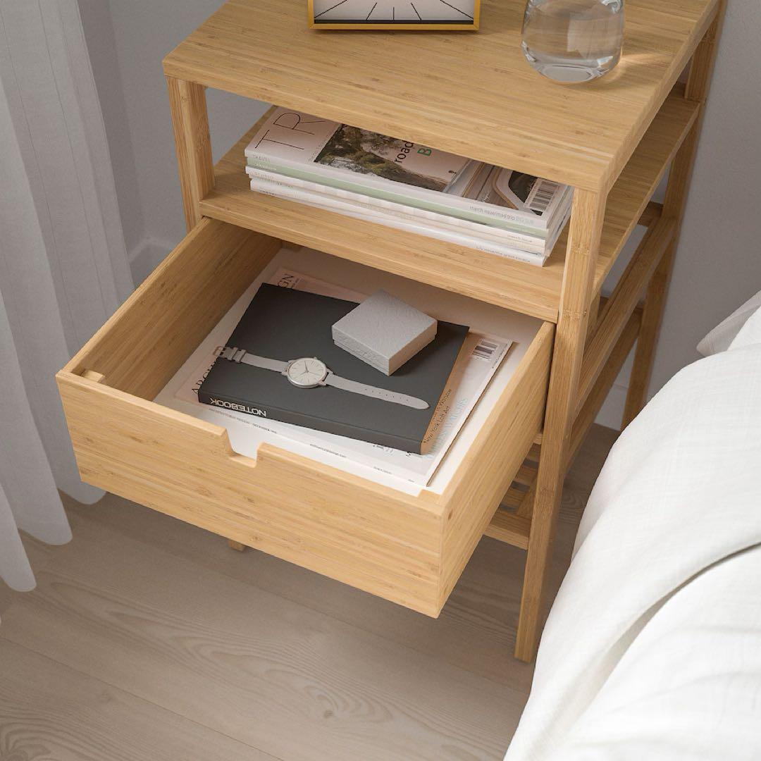 【極美品】IKEA　NORDKISA ノールドシーサ サイドテーブル