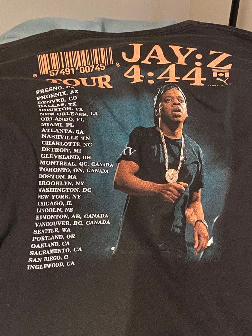 【希少XL】JAY-Z 4:44 TOUR 限定Tシャツ ラップ HIPHOP