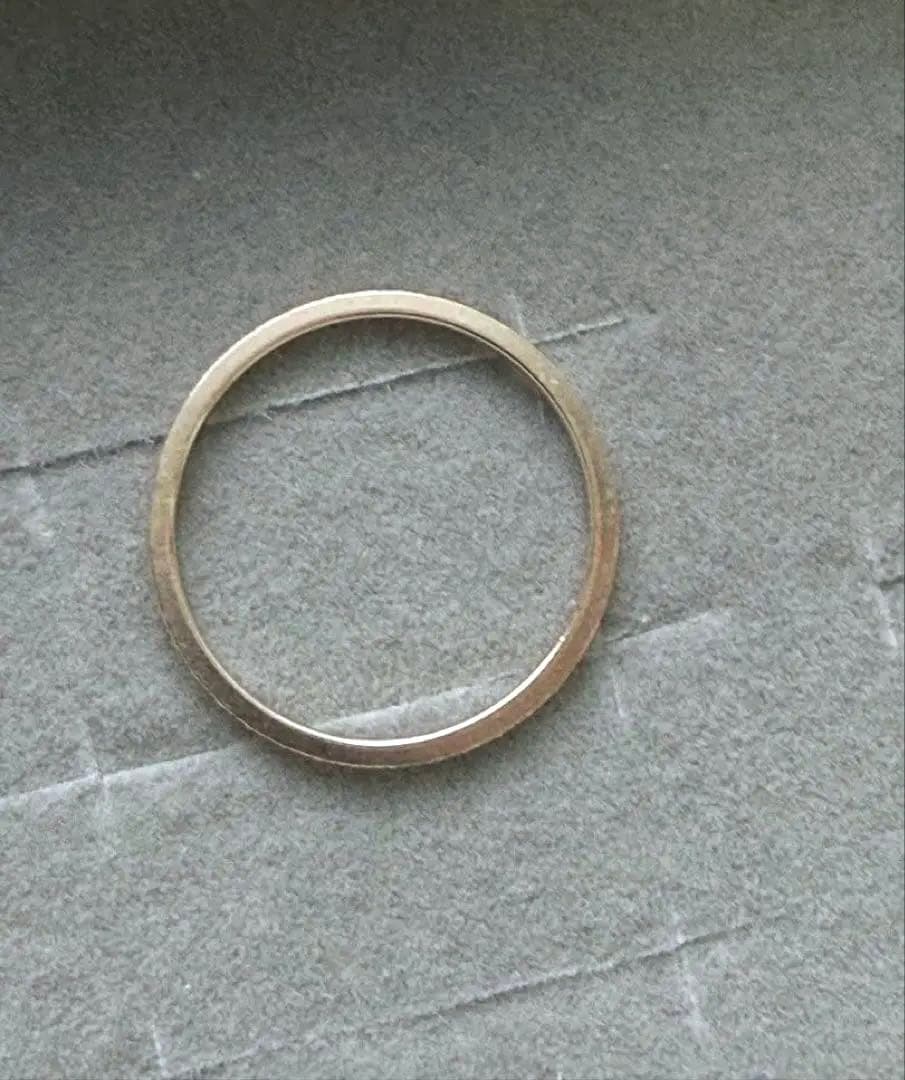 ココシュニック　K10カットワーク極光細 リング　12号