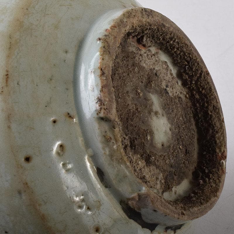 朝鮮美術　李朝　高麗白磁　壷　C　R8595