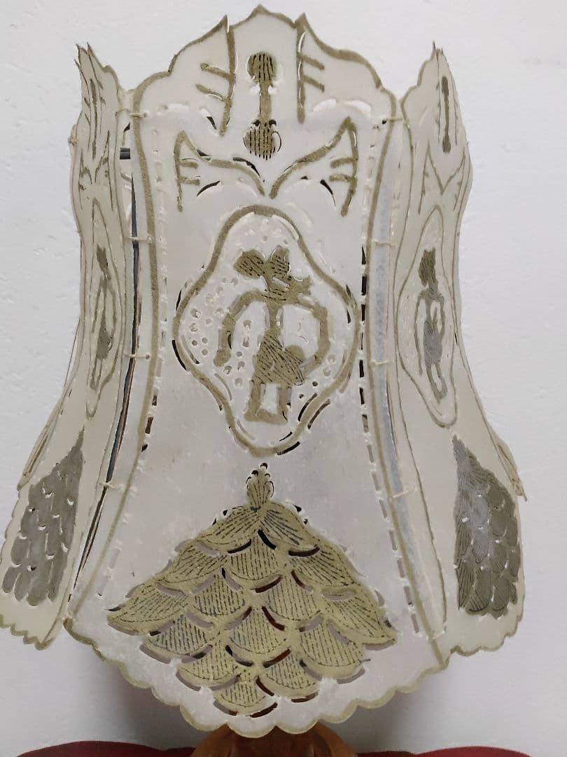 キャメルランプ 卓上ランプ テーブルランプ ラクダ皮 ヴィンテージ