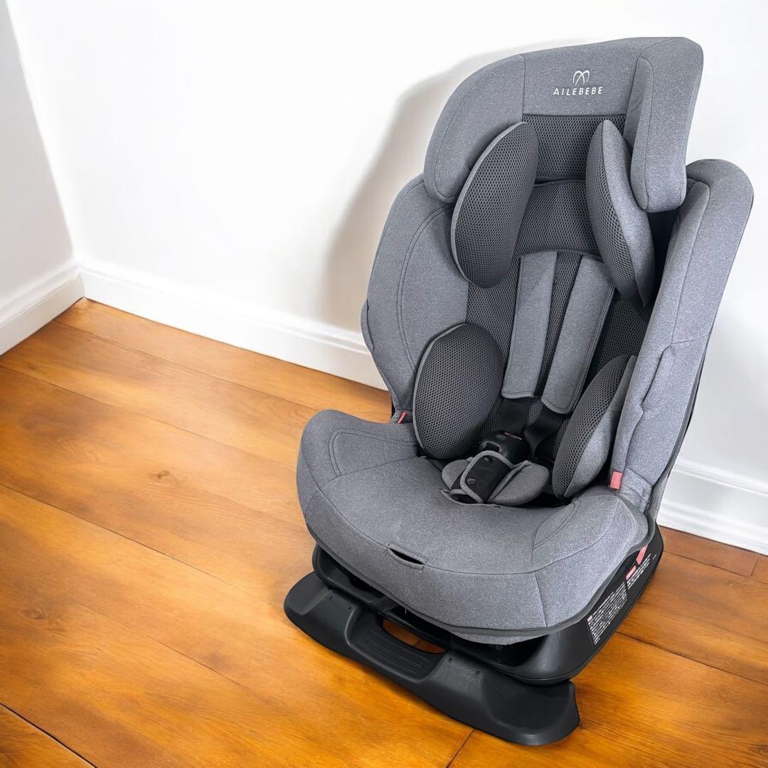 【1歳〜7歳対応】エールベベ スイングムーン プレミアムS 美品 グレー 清潔感