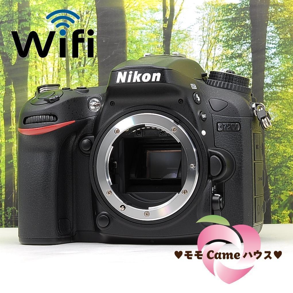 ショット数3404枚！ニコン D7200 ボディ☆WiFi搭載！高性能中級カメラ