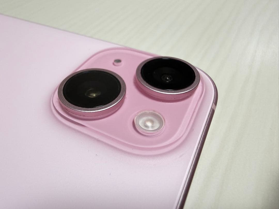 【美品】Apple iPhone15 ピンク 本体 128GB
