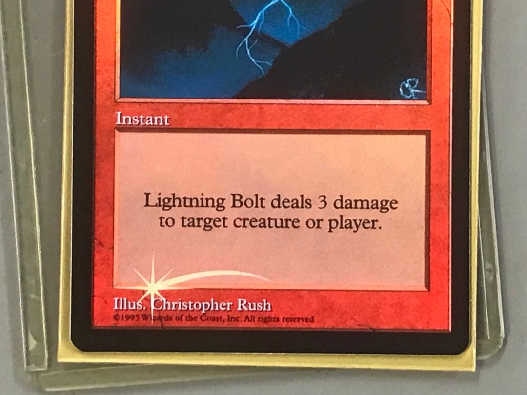 Lightning Bolt Foil (稲妻)旧枠プロモ ジャッジ褒章)
