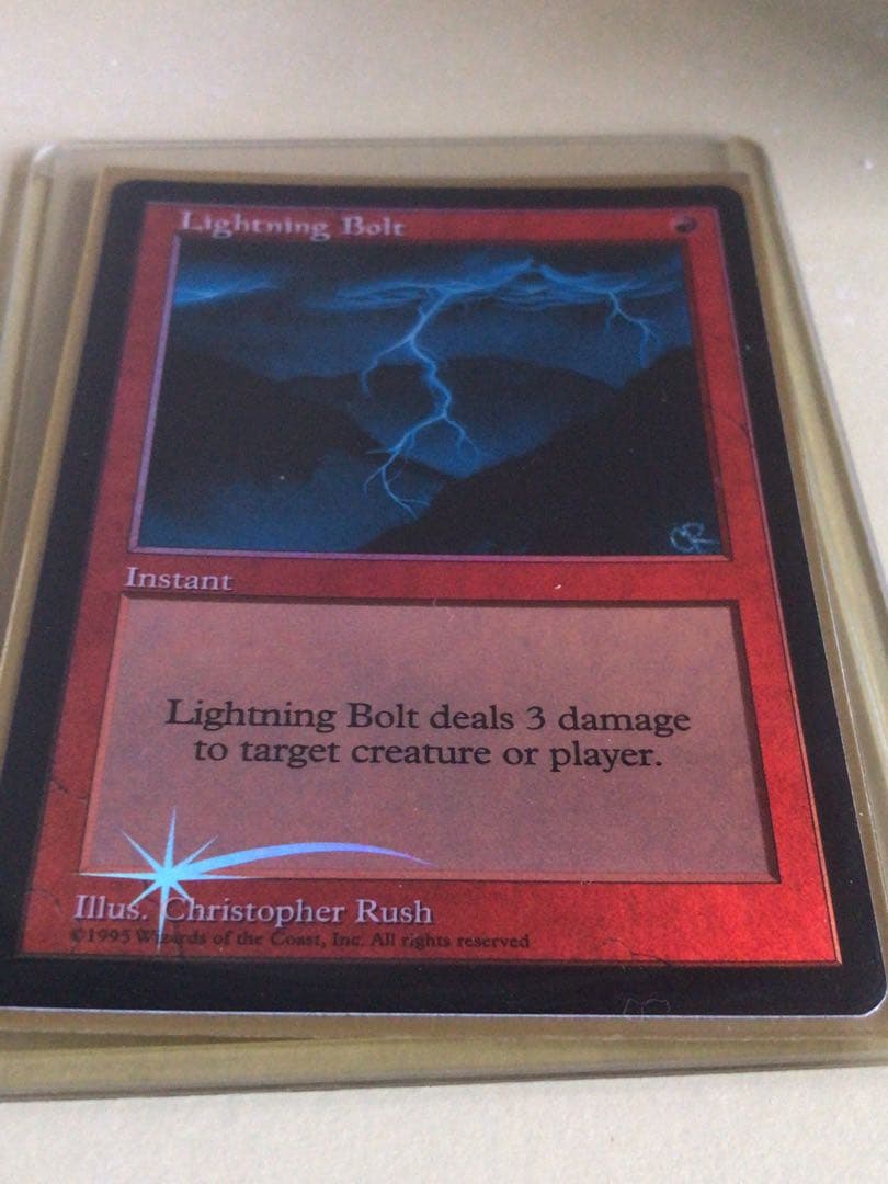 Lightning Bolt Foil (稲妻)旧枠プロモ ジャッジ褒章)