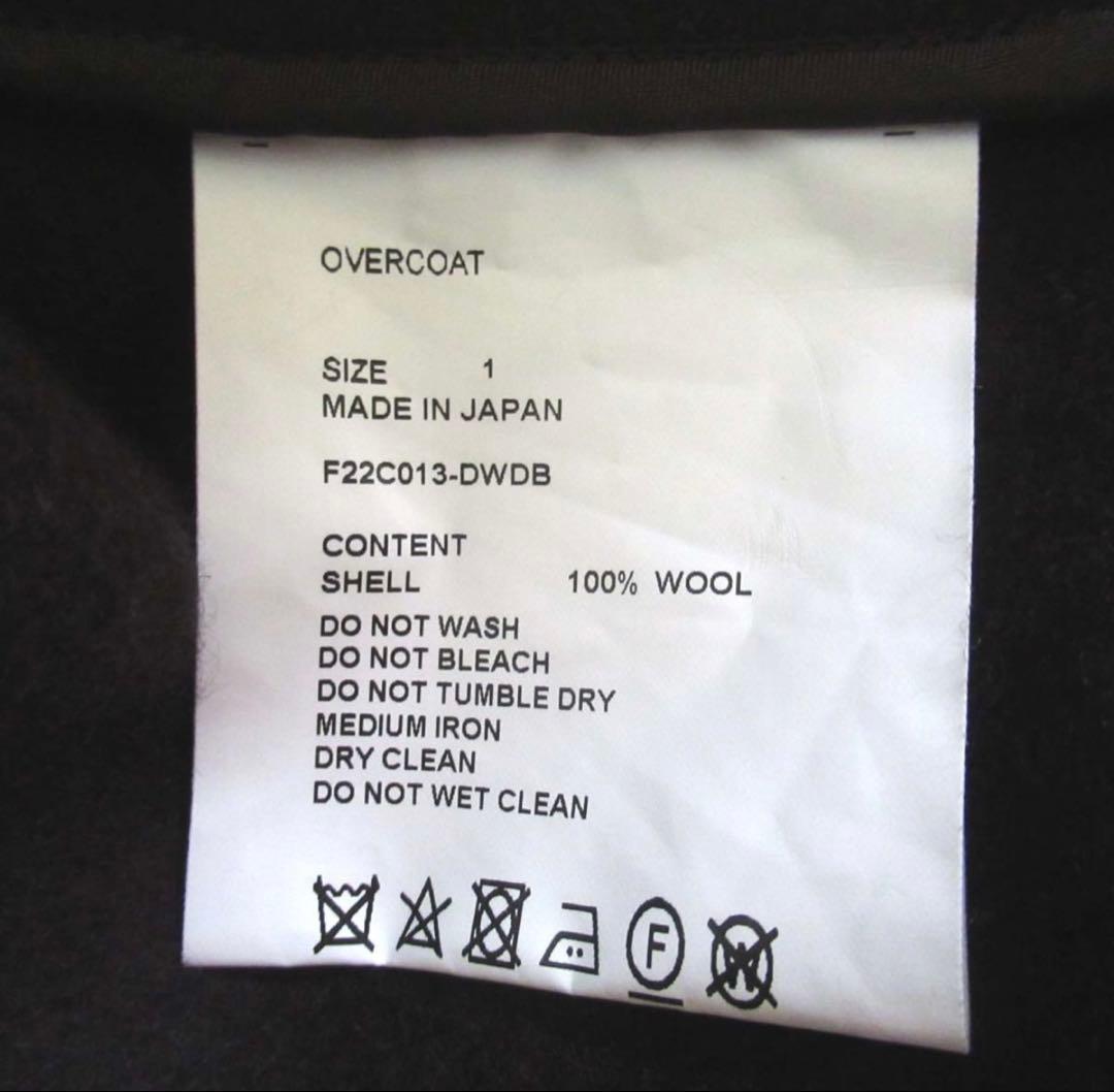 OVERCOATビーバーウールショートコート サイズ1 大丸製作所3