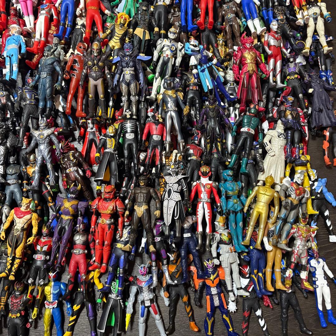 仮面ライダー　レンジャー　戦隊　ソフトフィギュア　ソフビ　まとめ売り　人形