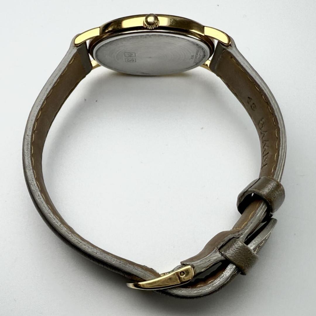 美品 メンズ【新品電池稼働】ロンジン 腕時計 クォーツ ゴールド文字盤 純正尾錠