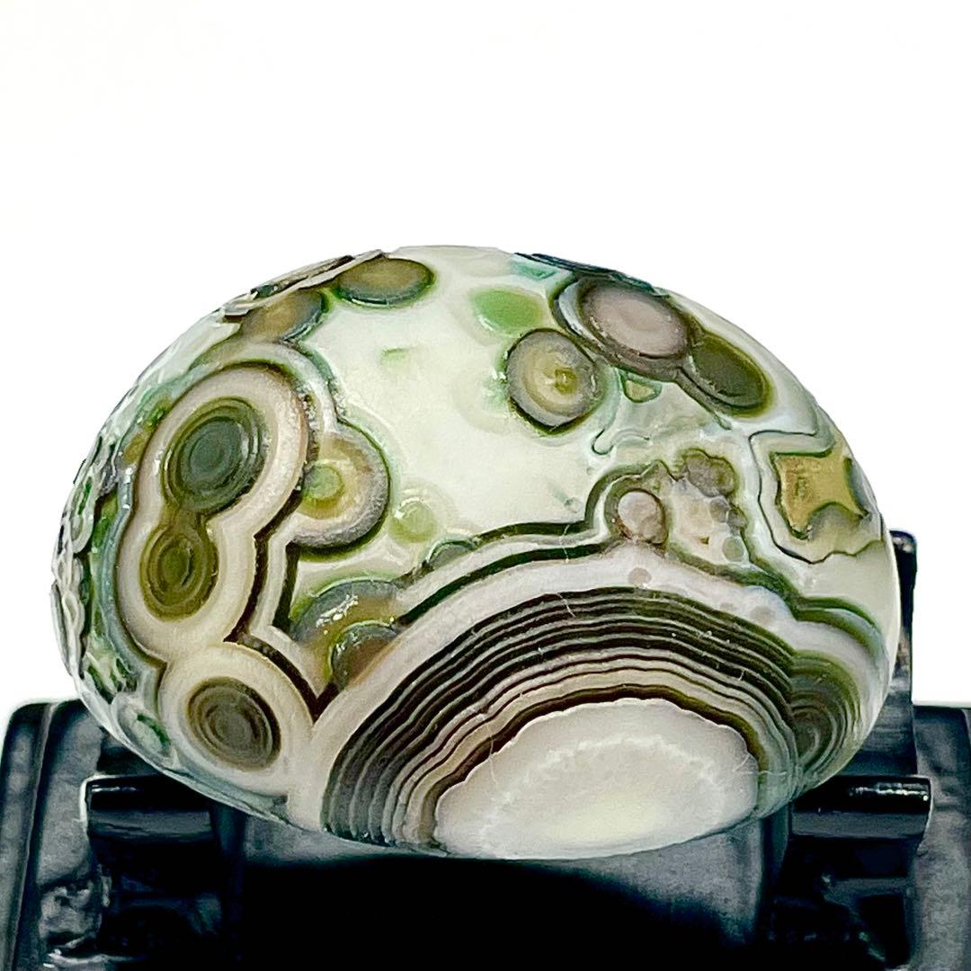 ゴビ瑪瑙 火山湖 原石 S686 ゴビアゲート 天眼石 鉱物