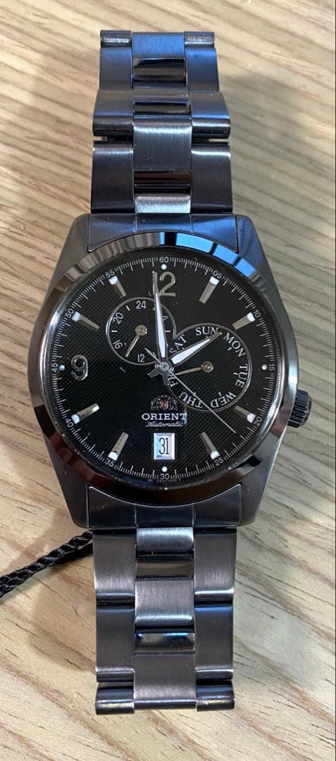 K*u様 レア　ORIENT 自動巻き腕時計 ブラック