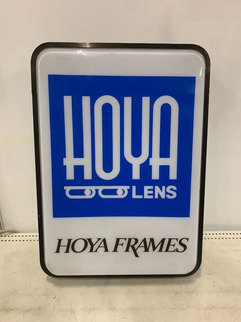 【非売品】HOYA LENS HOYA FRAMES 看板　サインボード