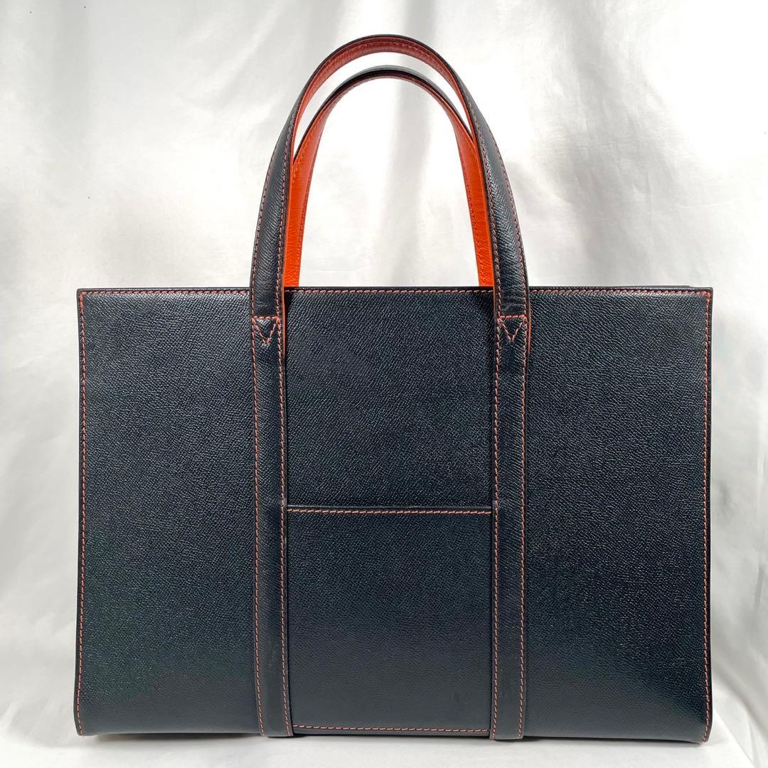 美品 大峽製鞄 オオバセイホウ ビジネスバッグ トートバッグ ヨーロピアンカーフ