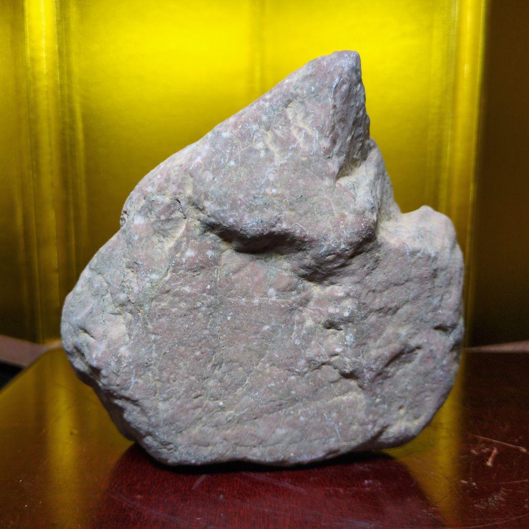 赤石 原石 ピンク石 約1.11kg 天然石 未加工 鑑賞用 水石 希少 レア