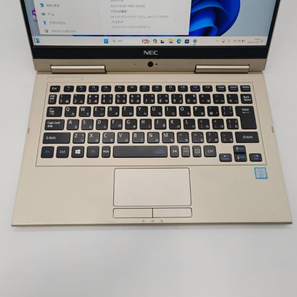 超軽量 タッチパネル バッテリ◎ フルHD NEC i7-7 SSD256GB