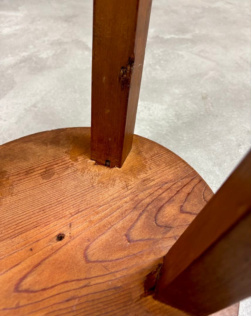 丸椅子　スツール　椅子　アンティーク　古道具