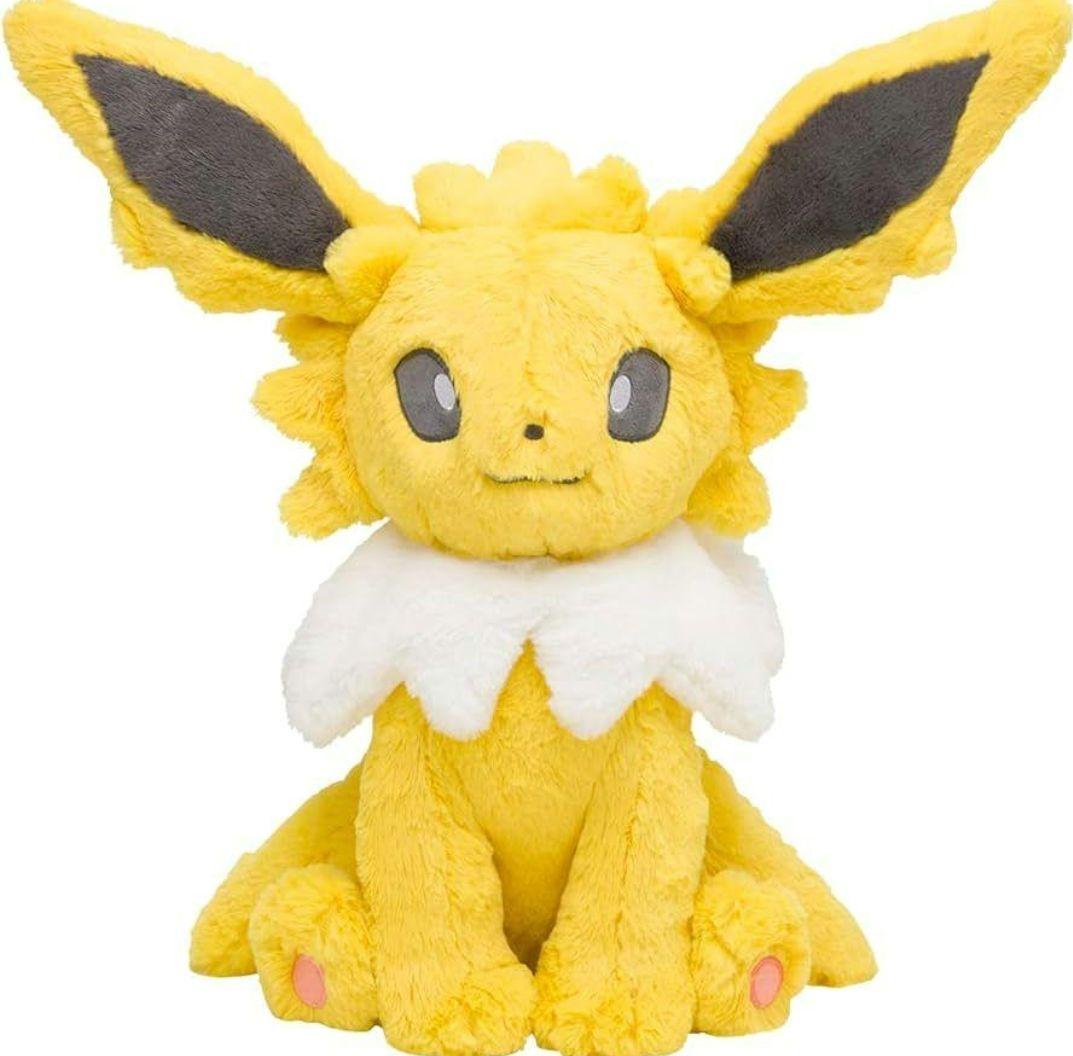 未使用 ふわふわ抱きぬいぐるみ　サンダース　ポケモン　ポケモンセンター