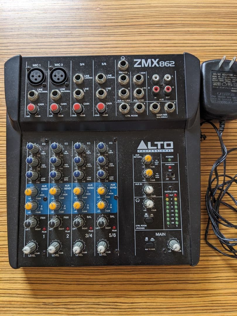 ALTO ZEPHYR ZMX862 コンパクトミキサー